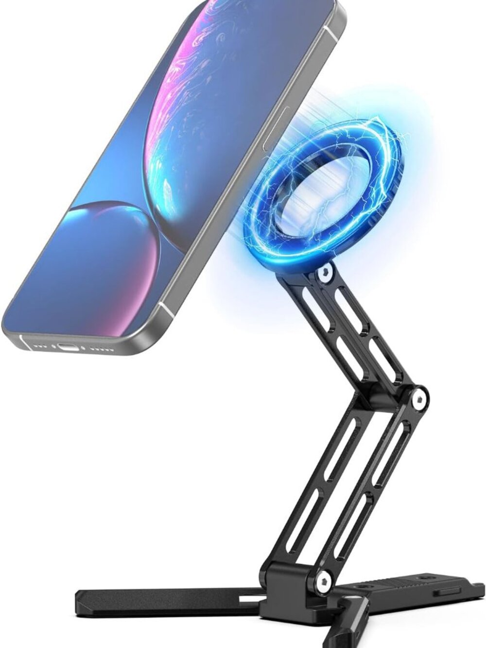 Magnetic Phone Tripod Stand for iPhone Aluminum Strong Magnetic Pocket Cell